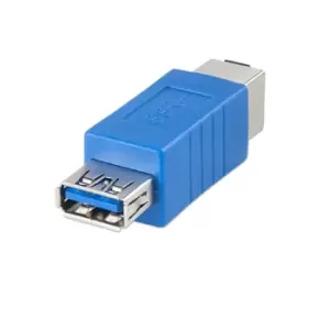 Lindy USB 3.0 Adapter, USB A Female to B Female