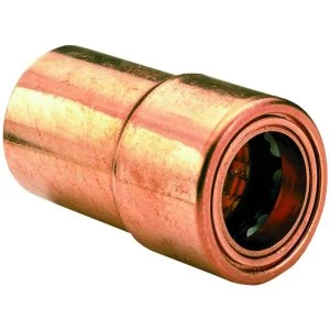 Wickes Copper Push Fit Reducer - 22 x 15mm