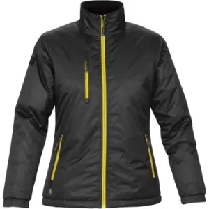 Stormtech Ladies/Womens Axis Water Resistant Jacket (XS) (Black/Sundance)