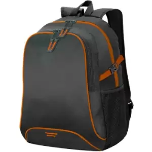 Shugon Osaka Basic Backpack / Rucksack Bag (30 Litre) (Pack of 2) (One Size) (Black/Orange) - Black/Orange