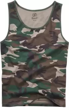 Brandit Tank Top, green Size M green, Size M