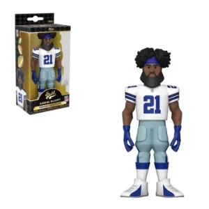 NFL Dallas Cowboys Ezekiel Elliott Home Uniform Vinyl Gold