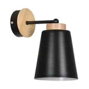 Emibig Periot Black Dome Wall Lamp 1x E27