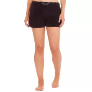 Forever Dreaming Womens/Ladies Borg Lounge Shorts (M) (Black)