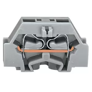 WAGO 261-301 2 Conductor Fixing Flanges Terminal Block Grey