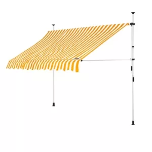 Clamp Awning Yellow/White 250cm