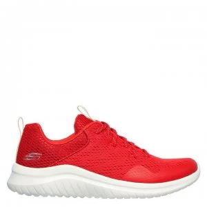 Skechers Ultra Flex Trainers Ladies - Red