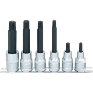 M6-M14 Spline Screwdriver Bit Set 6PC