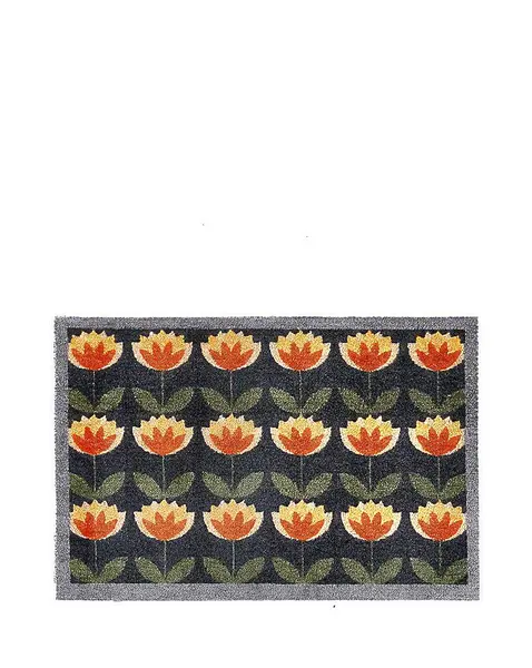 My Mat My Mat Retro Floral Washable Doormat Multi 50X75 WB31801