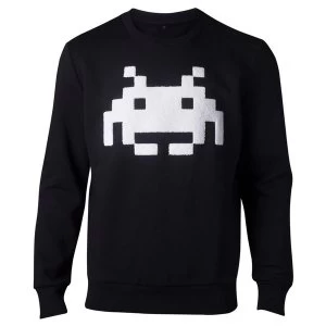 Space Invaders - Chenille Invaders Mens X-Large Sweater - Black