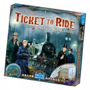 Ticket To Ride United Kingdom and Pennsylvania Expansion