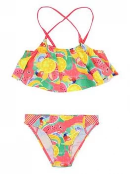 Billieblush Girls Printed Bikini - Multi, Size Age: 6 Years, Women