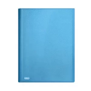 Elba Bright Display Book PP 20 Pkt A4 Blue Ref 400104983 Pack 10