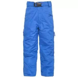 Trespass Kids Unisex Marvelous Ski Pants With Detachable Braces (9/10 Years) (Blue)
