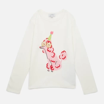 The Marc Jacobs Girls Birthday Party Long Sleeve T-Shirt - Offwhite - 8 Years