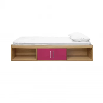 Dakota Cabin Bed Oak - Pink