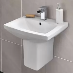 Semi Pedestal and Basin 460mm - Tabor