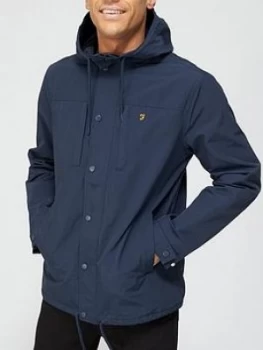 Farah Maguire Fleece Lined Jacket - Navy