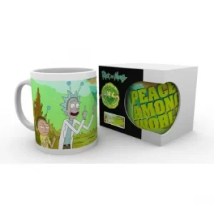 Rick and Morty Peace Mug