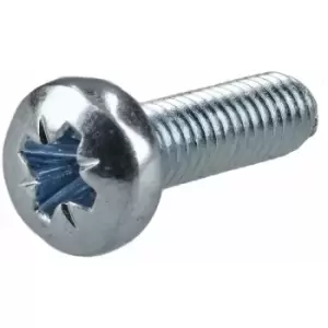 R-tech - 337035 Pozi Pan Head Machine Screws bzp M3 10mm - Pack Of 100