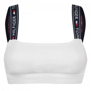 Tommy Bodywear Tape Strap Bralette - White