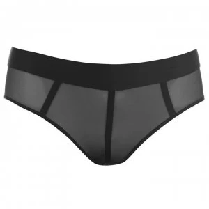 DKNY Sheers Hipster Briefs - Black