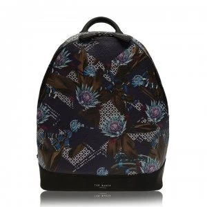 Ted Baker Ted Printed PU Backpack Mens - Navy