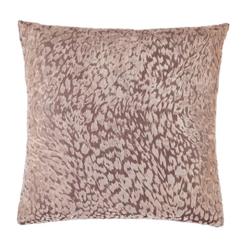 Biba Samantha Leopard Jacquard Cushion - Samantha Blush