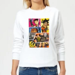 Star Wars Rebels Comic Strip Womens Sweatshirt - White - XL