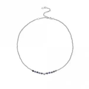 Silver Midnight Star Sodalite Necklace SNSSTAR