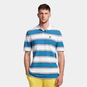 Broad Stripe Polo Shirt - L