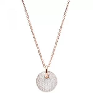 Ladies Bronzallure 18ct Gold Plated Bronze Necklace