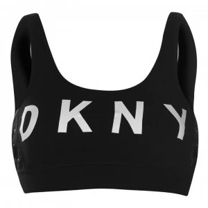 DKNY Low Impact Cup Sports Bra Ladies - Black/White