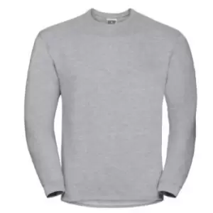 Russell Workwear Mens Crew Neck Set In Sweatshirt Top (4XL) (Light Oxford)