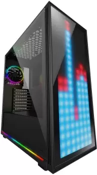 GameMax Lumina Mid Tower Gaming Case - Black USB 3.0