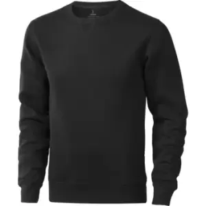 Elevate Mens Surrey Crew Neck Sweater (XXL) (Anthracite)