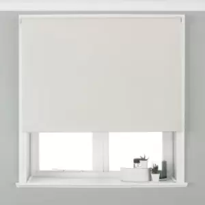 Riva Home Twilight Blackout Roller Blind Polyester Ivory (153X162Cm)