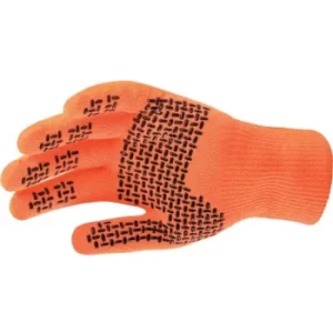 Sealskinz DG759 Waterproof Gripper Glove Hi-vis Orange SML