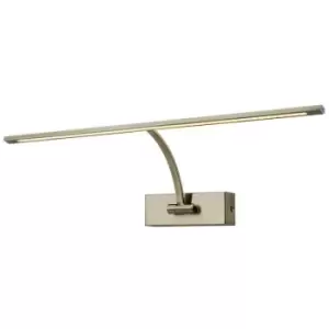 Luminosa Lighting - Luminosa Walton Large 1 Arm Wall Lamp, Picturex, 10W led, 3000K, 850lm, Antique Brass