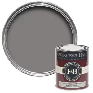 Farrow & Ball Modern Eggshell Paint Mole's Breath - 750ml