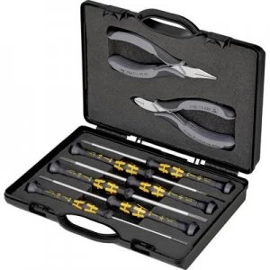 Knipex 00 20 18 ESD Electrical contractors Tool kit Case 8 Piece