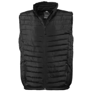 Tee Jays Mens Padded Zepelin Vest Jacket / Gilet (M) (Black)