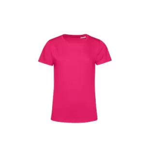 B&C Womens/Ladies E150 Organic Short-Sleeved T-Shirt (S) (Magenta)