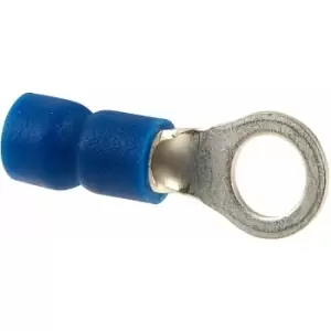 M5 Stud Size Blue 30A Ring Connector Pack of 100 - Truconnect