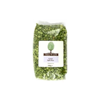 Green Split Peas - 500g x 6 - 87230 - Tree Of Life