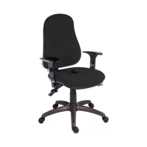 Teknik Office Ergo Comfort Air Computer Chair Fabric with Arms, Black