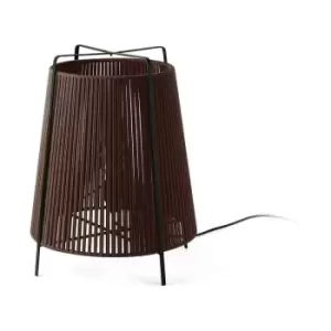 Faro Akane Brown Tripod Floor Lamp IP44