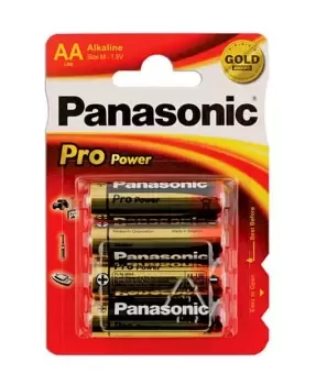 Panasonic Pro Power AA Battery 12 x 4 Cards Connect 30653