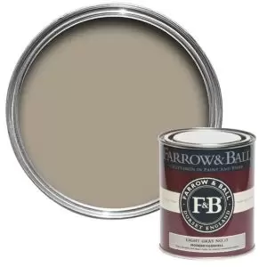 Farrow & Ball Modern Light Gray No. 17 Eggshell Paint, 750Ml