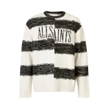 AllSaints Lexi Saints Crew - Ecru/Black